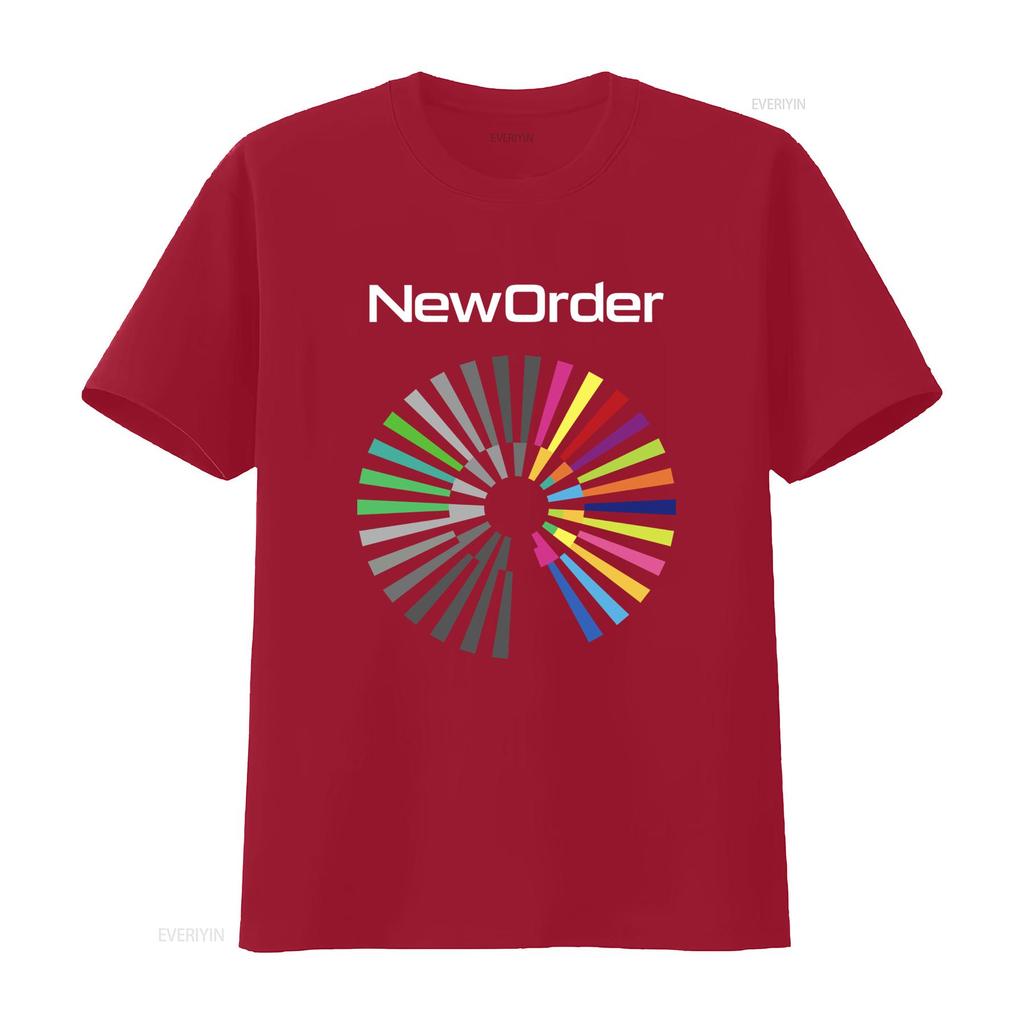 New Order Band T Shirt Full Sizes S 5XL Multicolor Retro Design  Vintage Washed Casual Designer Clothes Breathable Homme