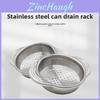 Stainless Steel Mini Draining Basket With Dual Handles For Kitchen Food Prep And Oil Drainage