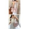 Large Capacity Women's Casual Shoulder Bag with Bow Cute Tote Bag for College Students School Class Daily Commute Shopping Lightweight Handbag