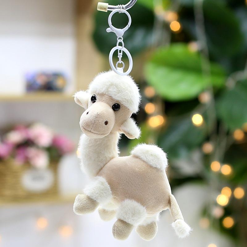 

Cute Camel Pendant Plush Toy Cartoon Dunhuang Desert Camel Doll Keychain Travel Souvenir Doll 14 cm