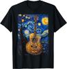 Acoustic Guitar Van Gogh Starry Night T-Shirt