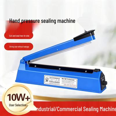 Compact Hand-Operated Heat Sealer for Plastic and Tea Bags