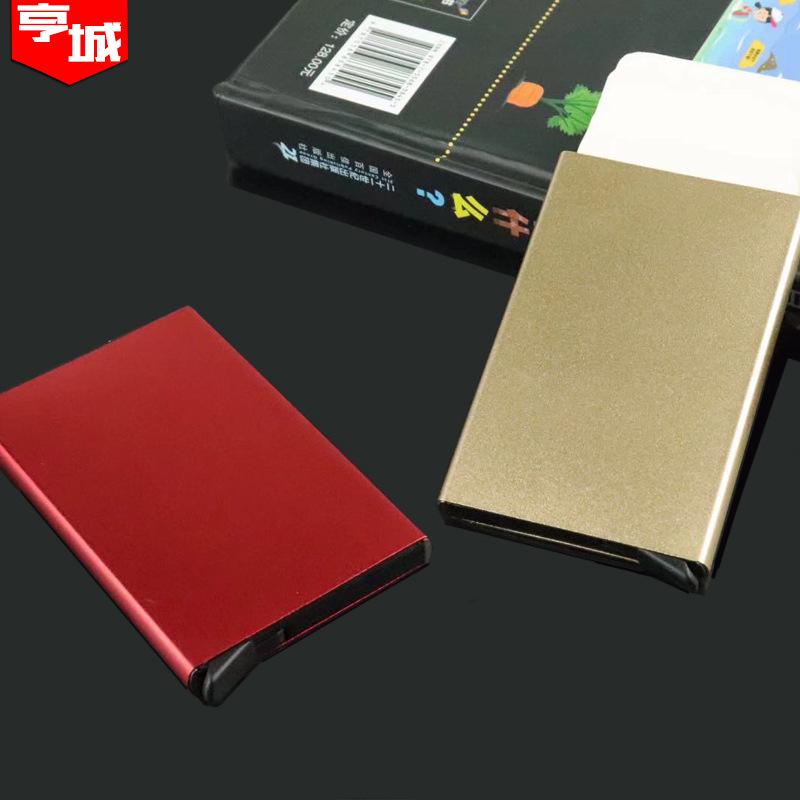 RFID-Proof Aluminum Card Holder for Credit, Business, and Membership Cards