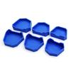 2/6Pcs Dental Model Base Set Silicone Plaster Model Base Dental Lab Denture Impression Tray Former Base Dentist Tools