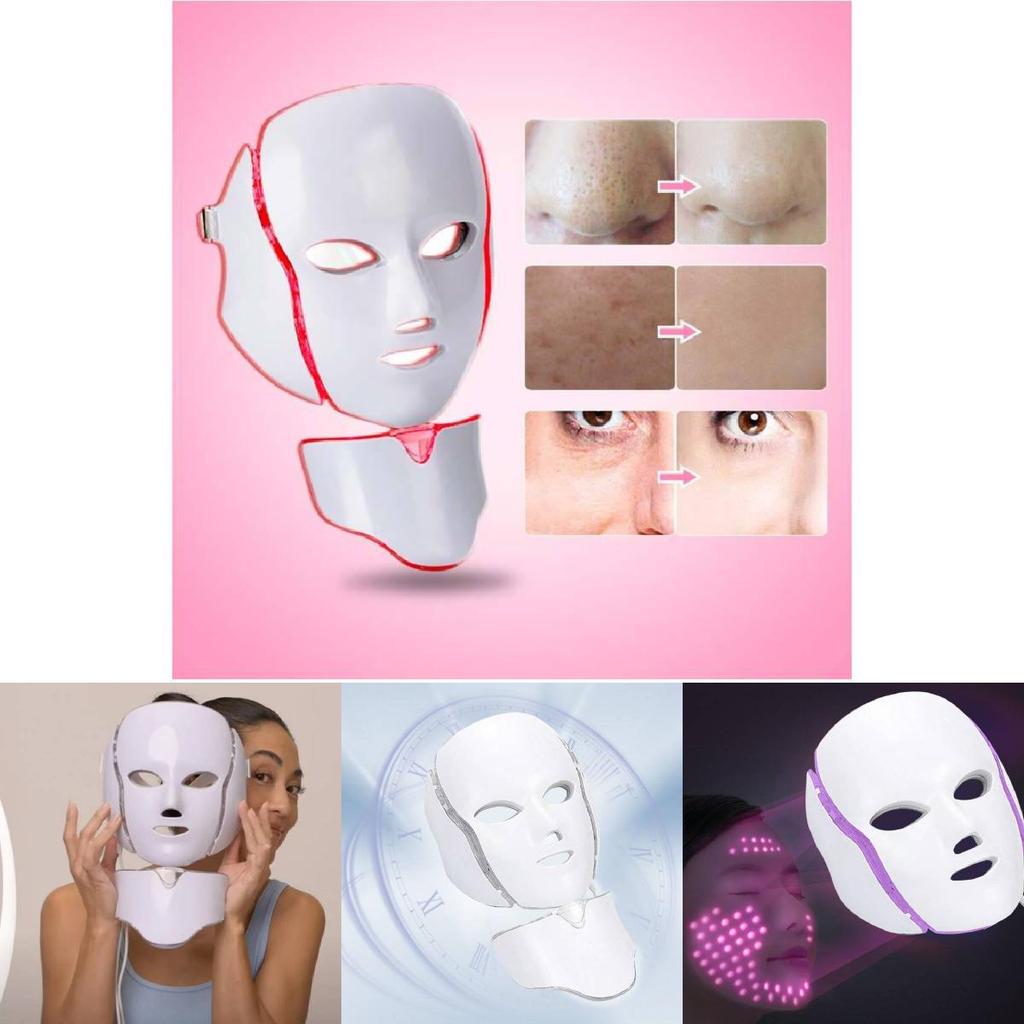 Advanced Beauty Mask With Colorful Led Lights For Home Skincare Photon Rejuvenation