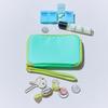 Hobonichi Techo Little Drawer Pouch Aqua Lime Small Organizer Case Japan FS