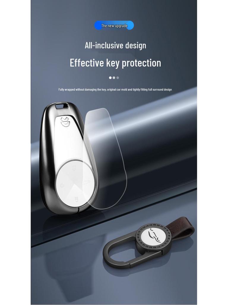 High-End NFC Protective Shell Buckle for NIO ES8/ES6/EC6 Car Key Cards (2023 Model)