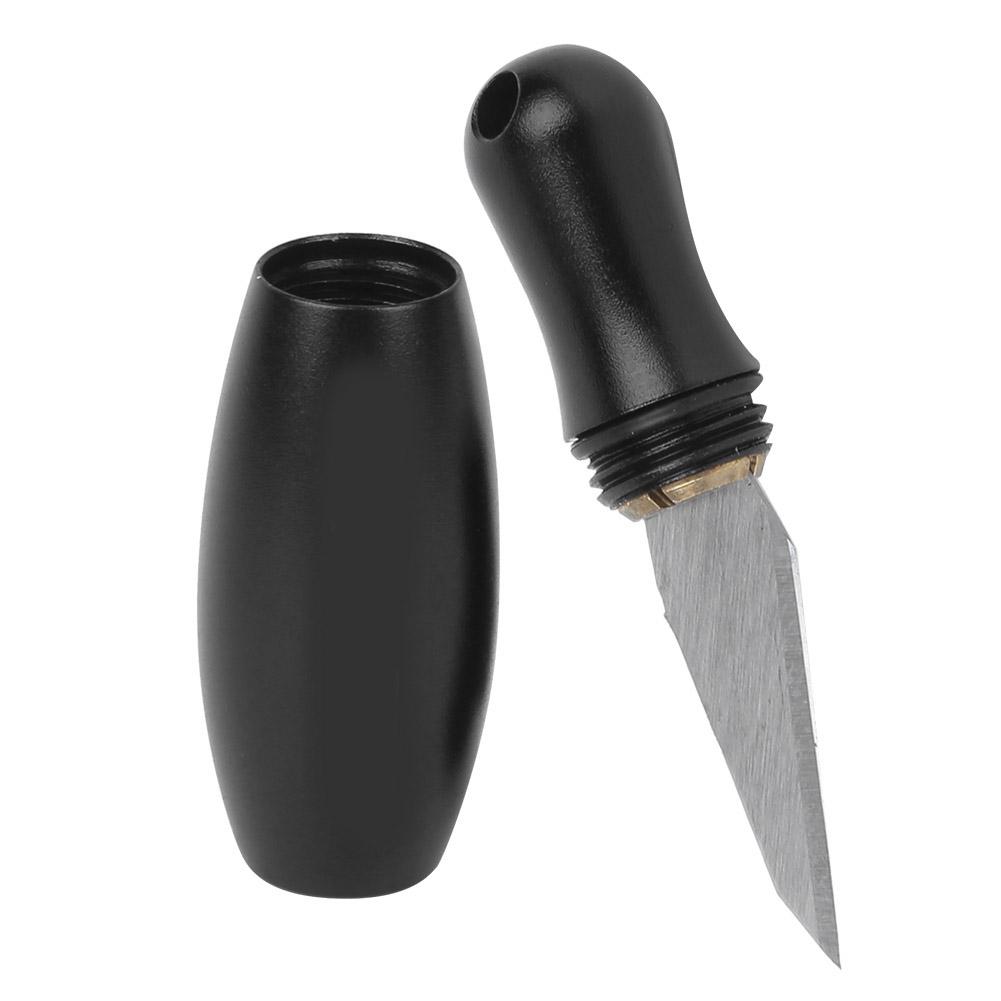 

Мини Портативный Карманный Нож из Алюминиевого Сплава Инструмент для Резки Бумаги Форма для Боулинга Черный