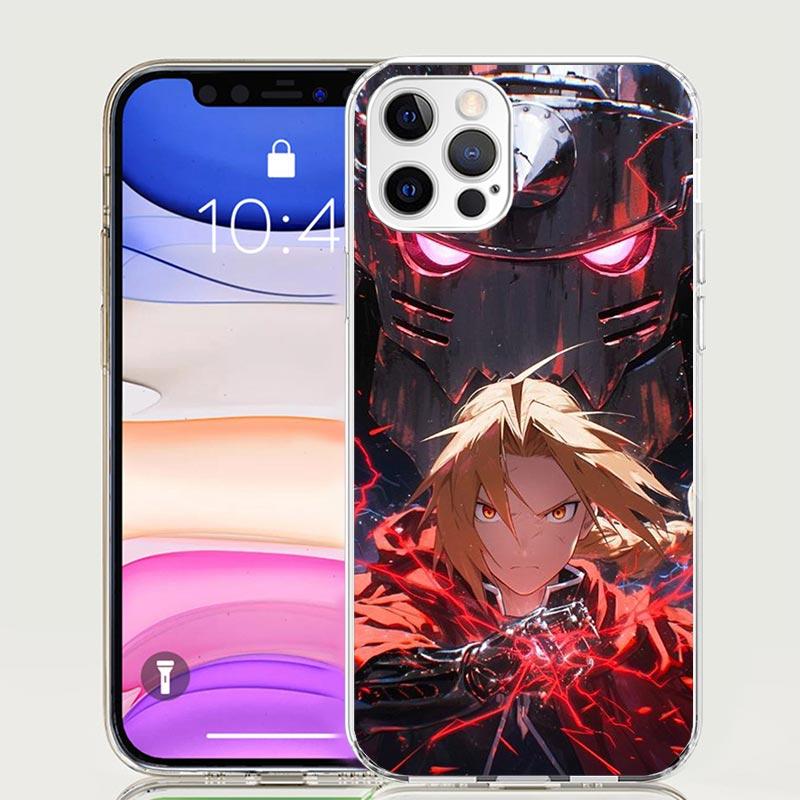 

Anime F-ullmetal A-Alchemist Phone Case For iPhone 17 Air 16 15 Plus 11 14 Pro Max 13 Mini 12 7 8 + SE Pattern Art Customized Co iPhone 12 (12 Pro)