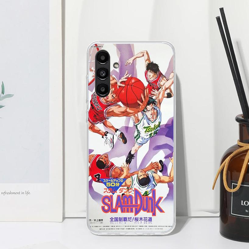 Slam-Dunk Basketball Anime Phone Case For Samsung Galaxy A17 A37 A57 A16 A26 A36 A56 A15 A25 A35 A55 A14 A24 A34 A54 A13 A23 A33