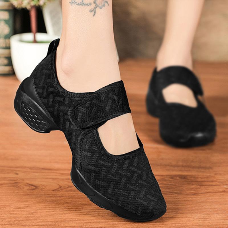 Atmungsaktive Freizeitschuhe für Damen, Jazz-Tanz-Sneakers