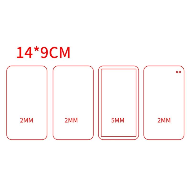 Multiple Shape DIY Acrylic Quicksand Plates Quicksand Ticket Root Mold Acrylic Ultra-permeable Quicksand Empty Plate