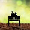 Custom Metal Sign Personalized Garden Stake Lawn Decoration Outdoor Yard Art