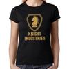 Knight Industries Rider Michael David Hasselhoff Kitt Fondotinta Donna T-Shirt