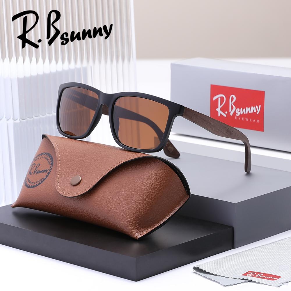 R.Bsunny Original Outdoor Sports Polarized Sunglasses Men Women UV400 Anti-Glare Driving Glasses Trendy Casual Luxury Vintage Eyewear