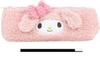 Sanrio Fluffy Pencil Case, Pen Pouch, Accessory Case, My Melody Set (Pencil Case, Pencils)