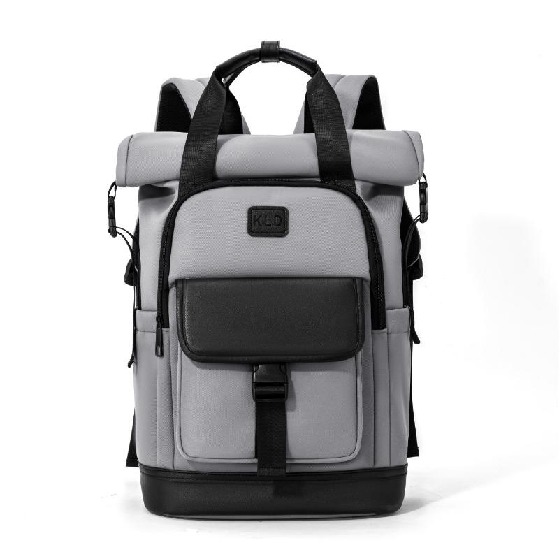 

Casual Backpack Multifunctional Travel Water-repellent Computer Bag Large Capacity Men s Bag one size fits all серый