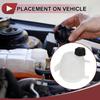 UXCELL Engine Coolant Reservoir Water Expansion Tank for RENAULT CLIO MK2 1998-2012 Coolant Bottle with Cap No.7701470460 Fuel Tank Caps3