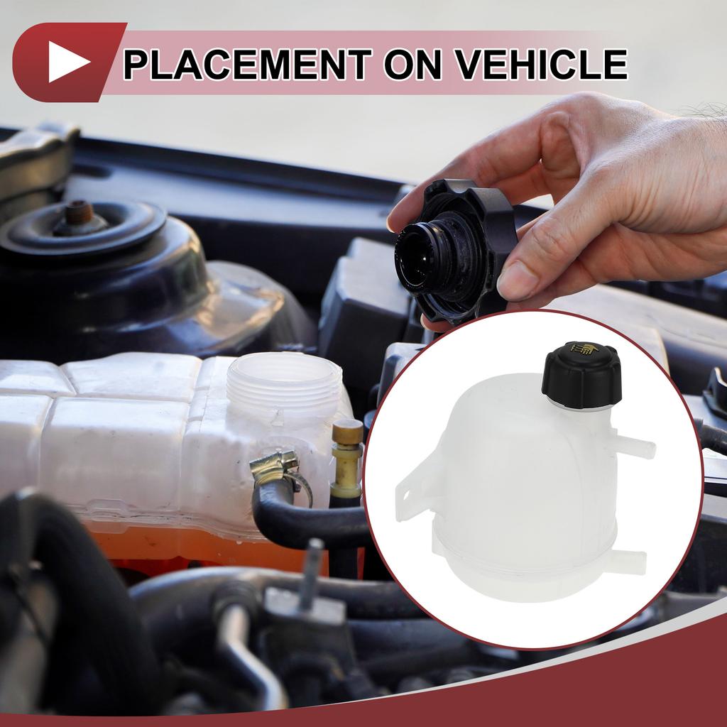 UXCELL Engine Coolant Reservoir Water Expansion Tank for RENAULT CLIO MK2 1998-2012 Coolant Bottle with Cap No.7701470460 Fuel Tank Caps3
