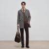 EMZ Pure Wool Lapel Coat