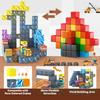 Magnetic Building Blocks Build Magnetic Blocks Mine World Kids Sensory Toys for Boys Girls Age 3+ DIY Magnetic Construction Cube