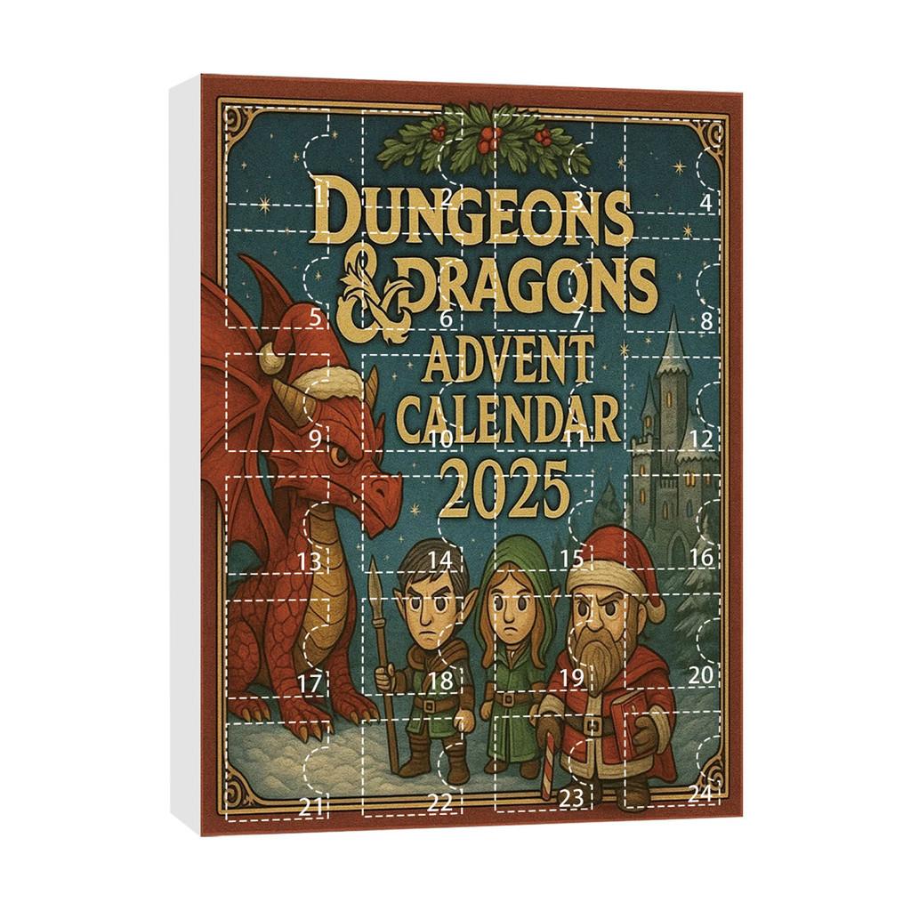 Dungeons Advent Calendar With Acrylic Decorations For Christmas Gift Exchange