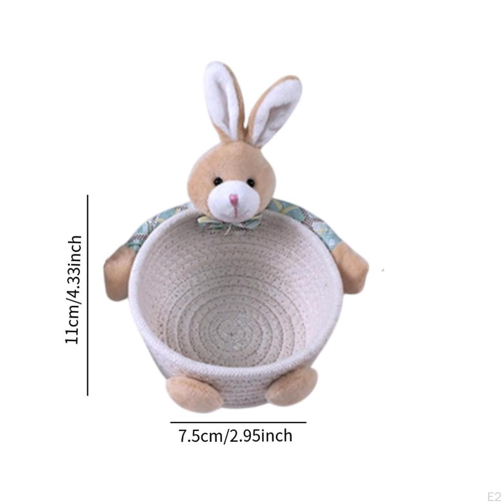 Cartoon Bunny Storage Container, for Nursery And Living Room