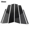 For KIA Optima 6Pcs Car Door Window Pillar Posts Trim Covers Sticker 2011 2012 2013 2014 2015