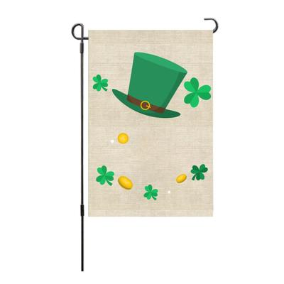 St Patricks Day Garden Flag Innovative Exquisite Decorative Double Side Garden Flag for Irish