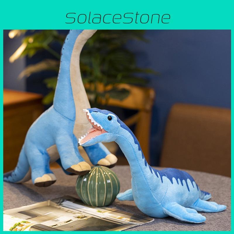 Adorable Realistic Plush Dinosaur Toy Tyrannosaurus And Velociraptor For Kids Gifts