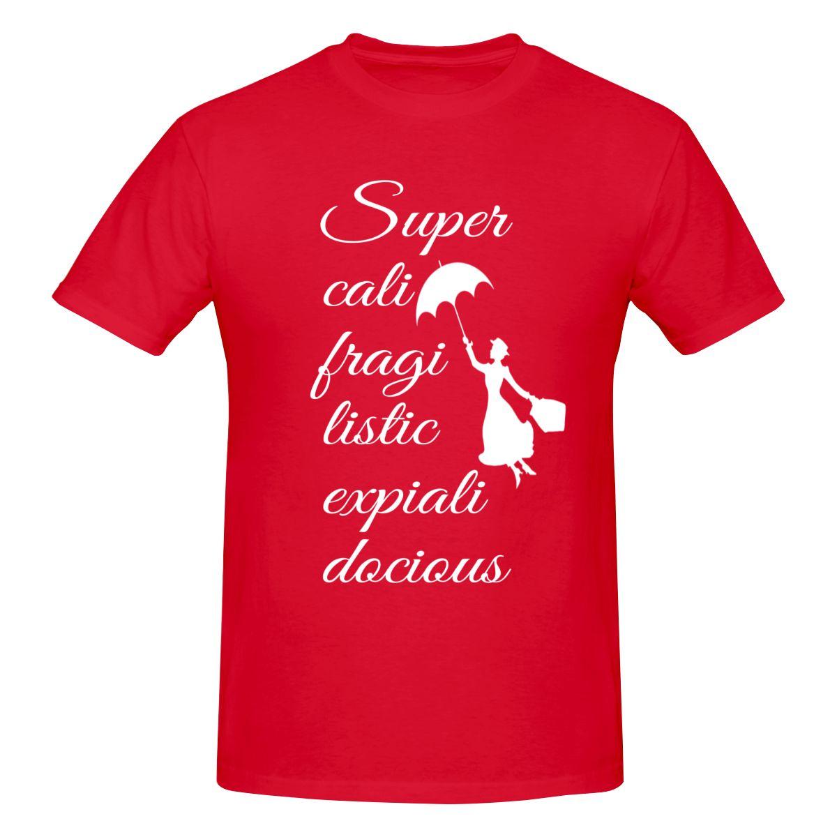 Funny Supercalifragilisticexpialidocious Mary Poppins Unisexs Tshirt Printed Tops are loose and slim fit Womens Tshirts S