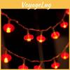 Lucky Led Character String Lights Home Decoration Small Red Lanterns For Holiday