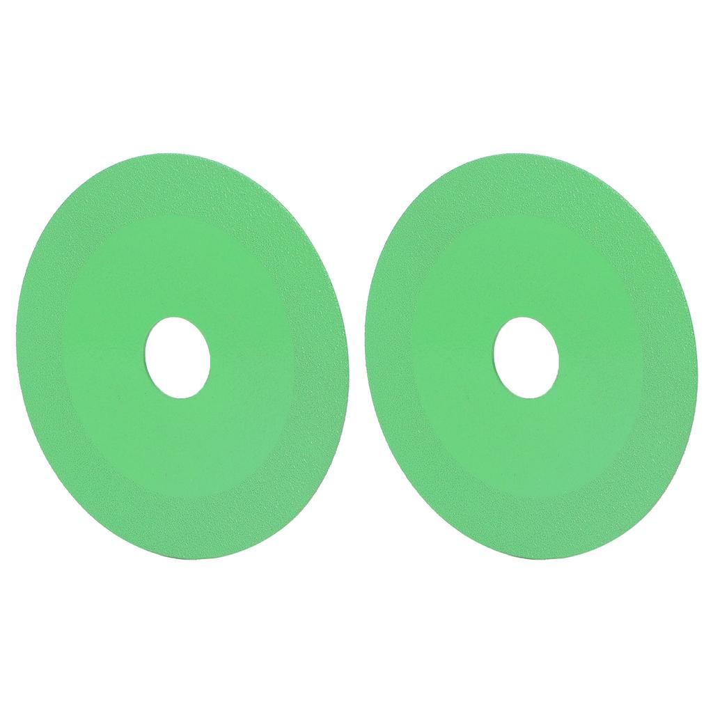 2 Sets Cutting Saw Blade for 100mm Angle Grinder High Hardness Heat Resistant Adamantine Saw Blade for Ceramic Glass