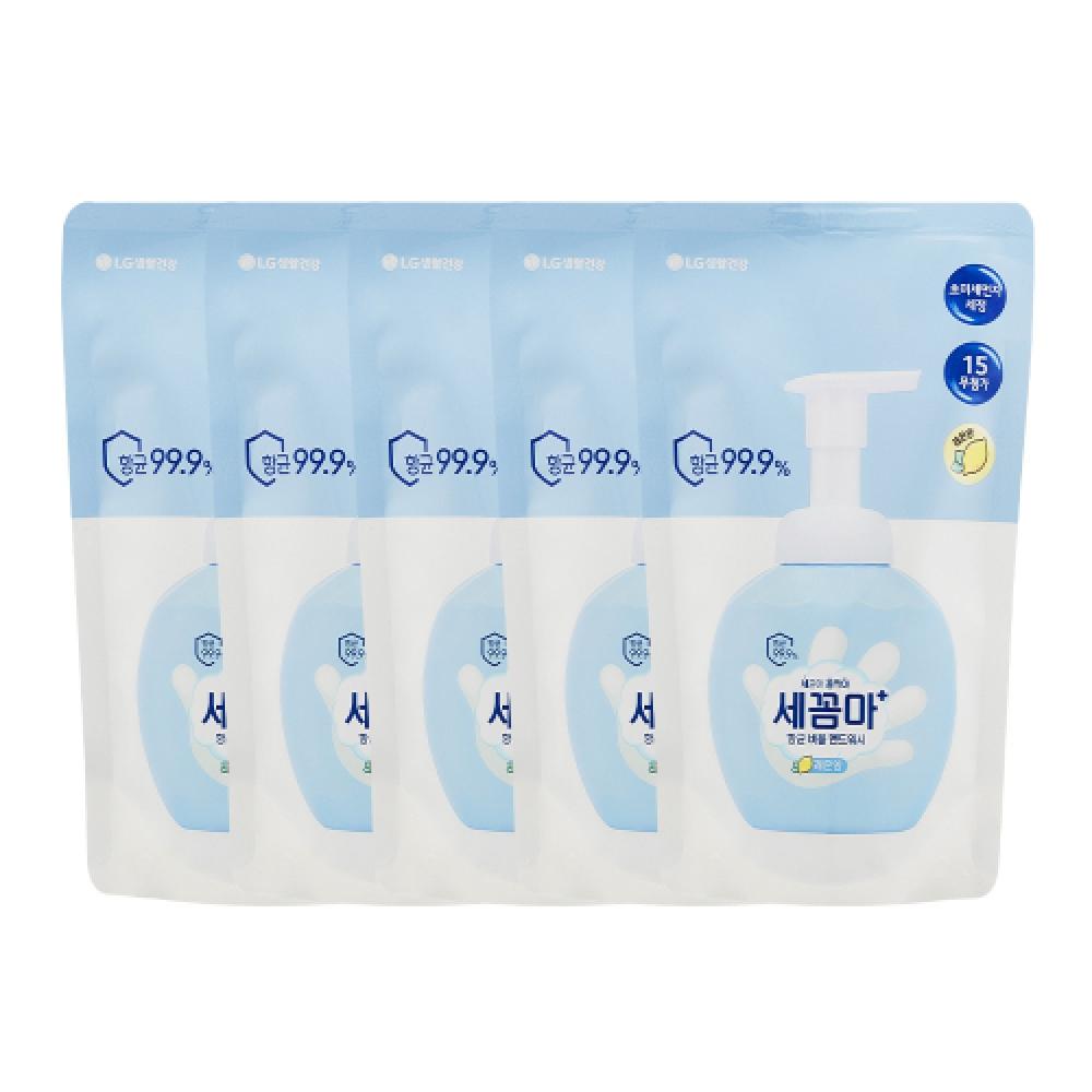 Onthebody Secomma Bubble Antibacterial Hand Wash Refill 200ml Lemon 5 NONE