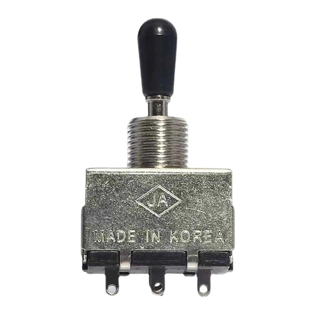Reliable Metal Enclosed 3 Way Pickup Selector Switch Rocker Switch Electric Guitar Accessory for Beginner and Pro Players
