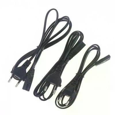 1/3/5Pcs 2 Prong Extension Cord EU Power Cable Euro Power Cord For  TV Monitor Power SupplyCharger