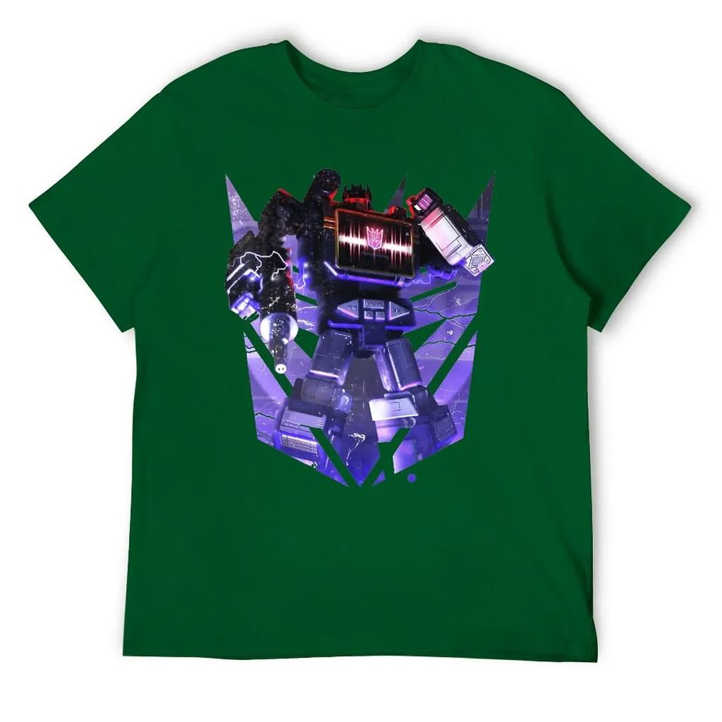 Czarny Decepticon Soundwave Wordtee Vintage 13 T-shirt Move Tees Casual Graficzny Śmieszny Nowość Dom Eur Okrągły Dekolt Transformer