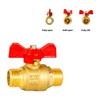 Premium Industrial Double Male Thread Ball Valves 1/2 Inch Or 3/4 Inch SuitableFor Home And Commercial Industry Plumbing