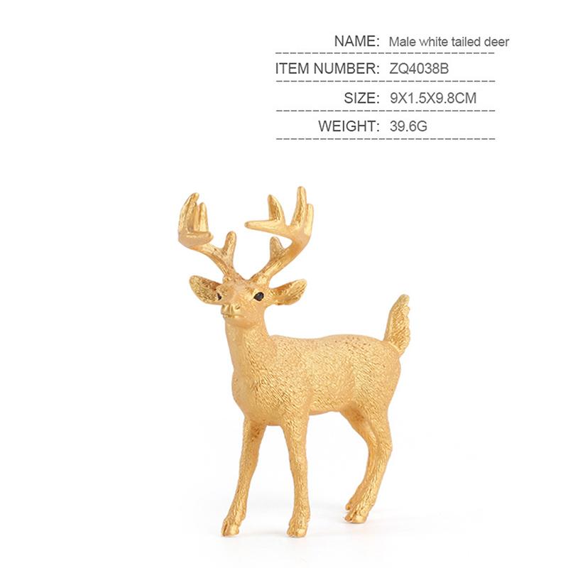 Rentier Weihnachts-Hirsch Xmas Elch PVC Simulation Weihnachtsdekorationen Für Zuhause Frohe Weihnachten Neujahrs-Schmuck