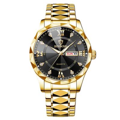 RORIOS Men's Multi-Function Quartz Watch with Date Display, Luminous Movement, Lightweight, Waterproof, Perfect for Work or Commuting, Stylish,