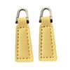 2Pcs Zipper Pulls PU Leather Replacement for Zipper Repair Zipper Heads Zipper Tags for Luggage Jacket Purses Handbags Boot