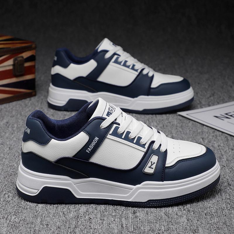 New Men's Classic Four Seasons Fashion Low Top Thick Sole Skateboarding Shoes Comfortable Soft Sole Basketball  Sneakers