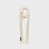 Hairy Knit Muffler Scarf (Ivory)