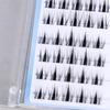 Diy Self-Adhesive Cluster Lashes 10 Rows/Box, Glue-Free Manga Style Sectioned Eyelashes Natural Look
