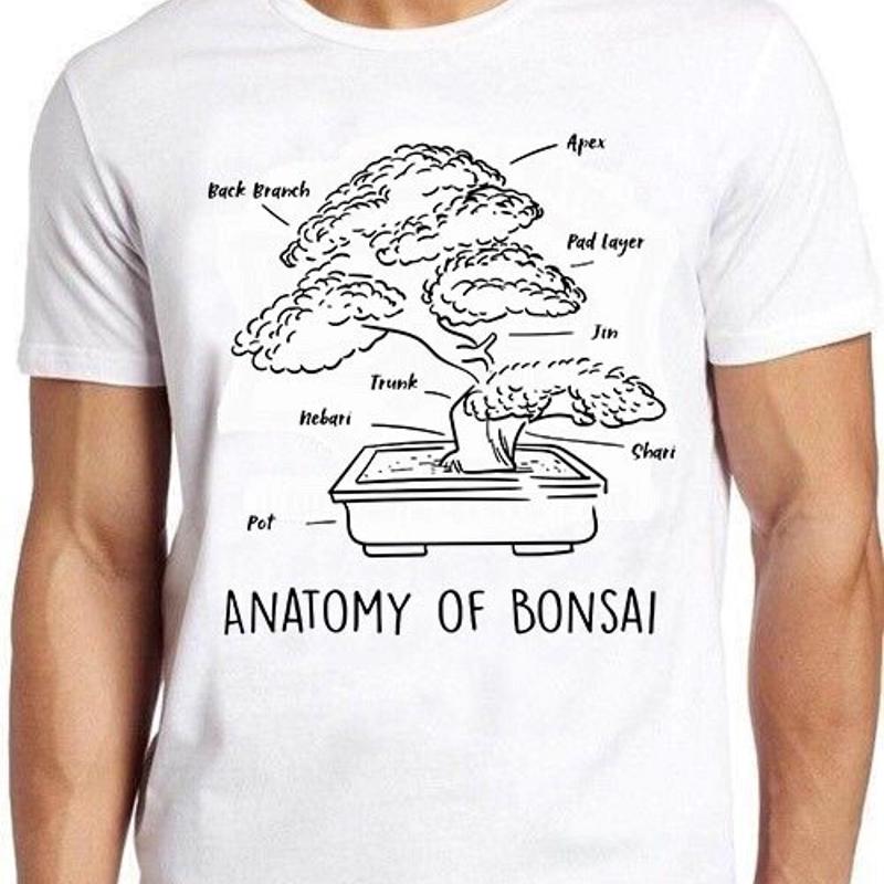 Анатомия бонсай сакуры Мем Япония Крутой Забавный Подарок Топ Футболка T-Shirt C1126 S разноцветный