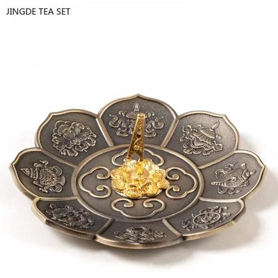 1 Pcs of Alloy Lotus Fragrance Clip for Home Use Incense Burner Sandalwood Plate for Offering Feng Shui Supplies
