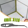 Caulking Tool Caulk Remover Tool ABS Kit Seam Repair Tool Kit Multiuse Grout Removal Tool For Tight Areas Bathroom