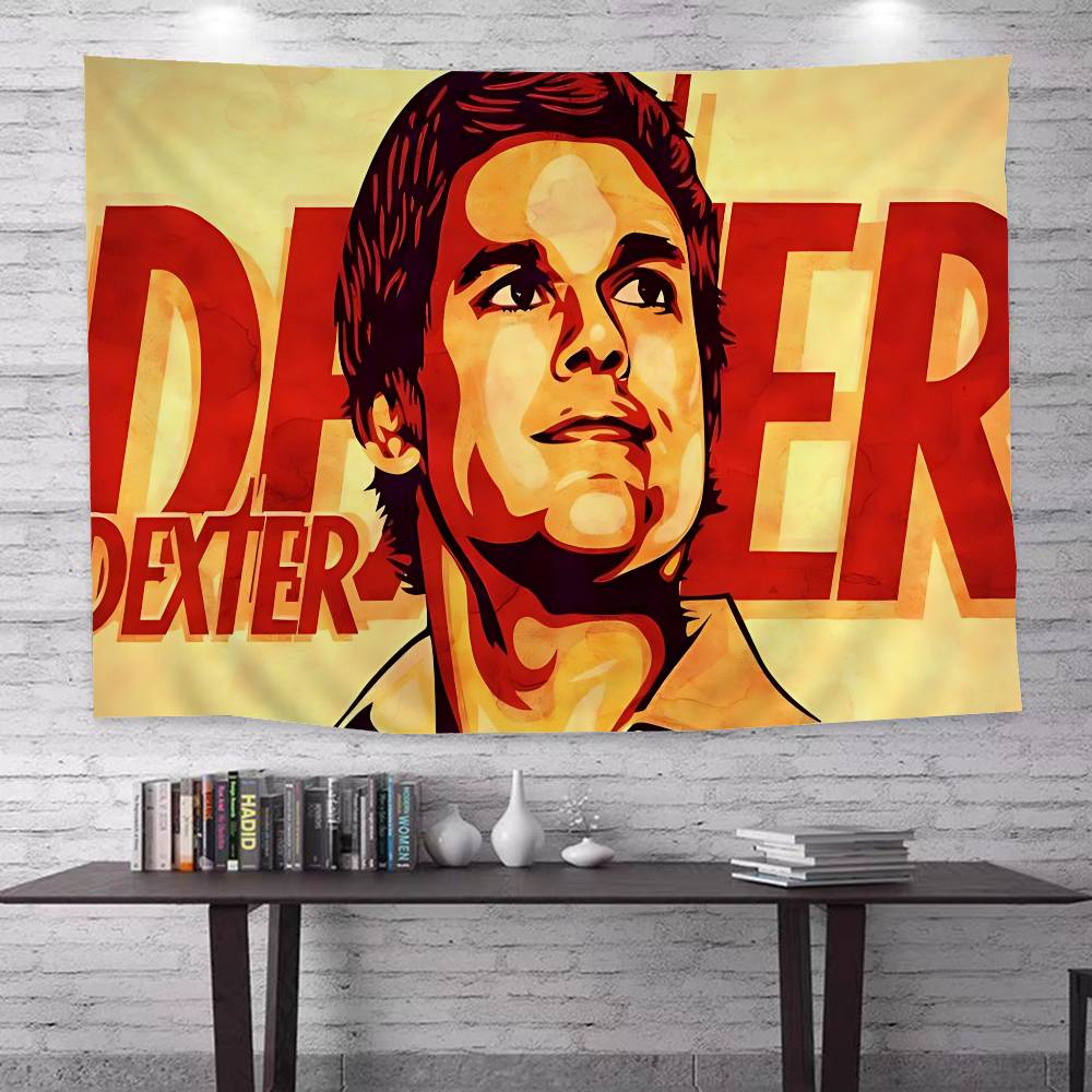 Horror TV Show Dexter Anime Tapestry Hanging Tarot Hippie Wall Rugs Dorm Home Decor