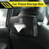AAAYR1 Leather Car Mounted Hanging Tissue Box Tissue Tools Organizer For Opel Corsa Astra Insignia Vectra Zafira Meriva Mokka Ampera