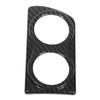 52mm Car Dashboard Dual Gauge Cover Carbon Fiber Style Replacement for Vauxhall Astra H VXR MK5 RHD